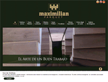 Tablet Screenshot of maximilianparquet.com